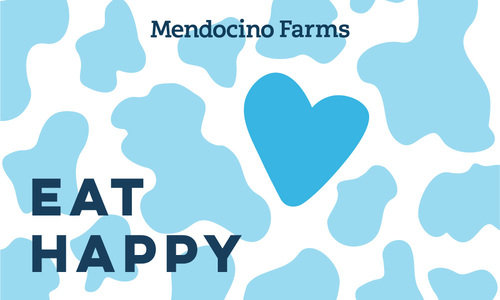 Eat Happy Cow Print